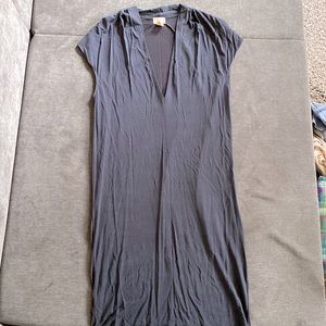 H&M Super Soft Navy V Neck Shift Dress